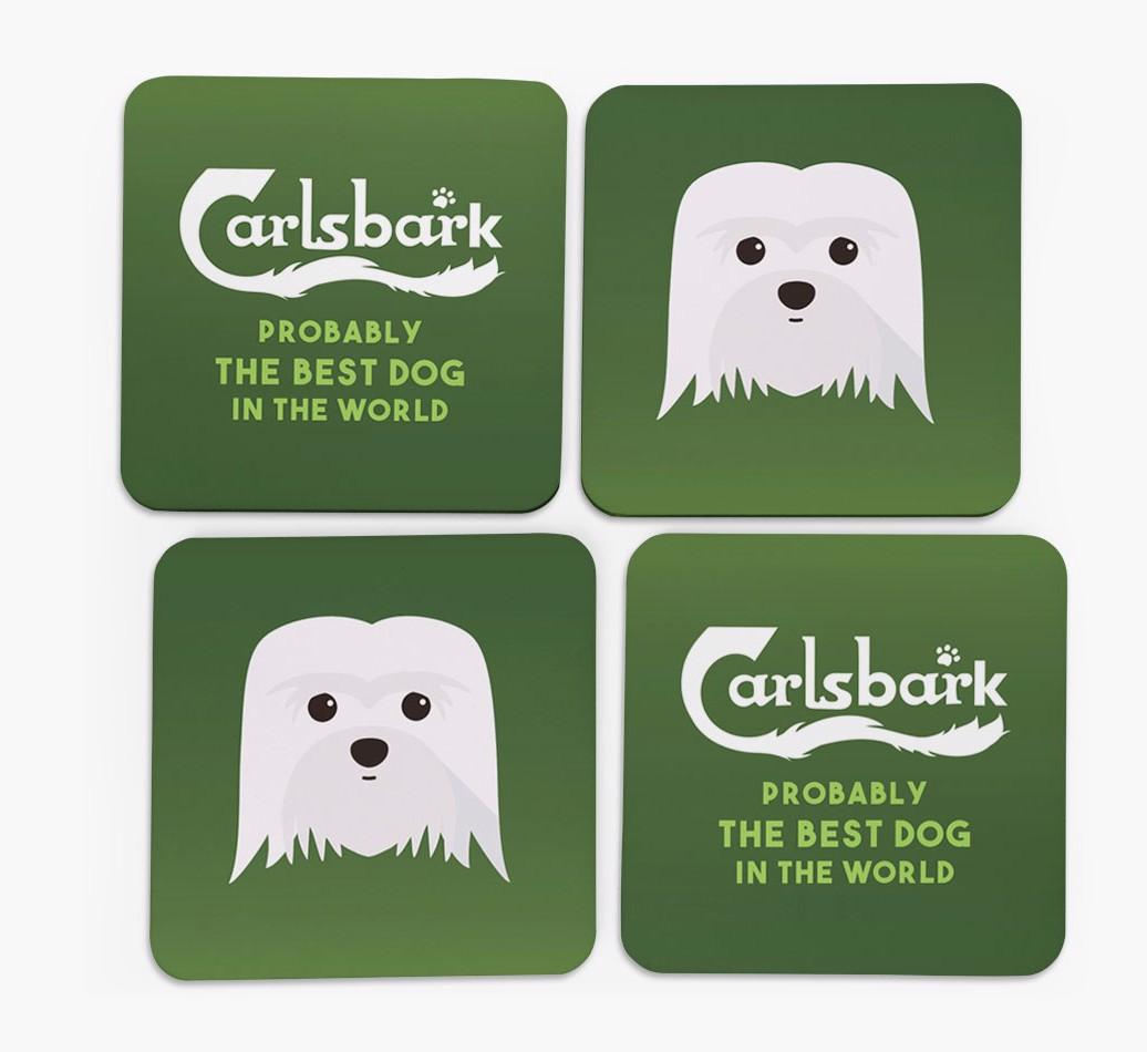 Carlsbark: Personalized {breedFullName} Coasters