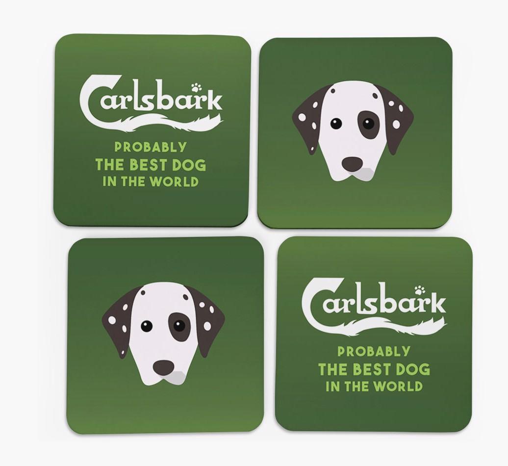 Carlsbark: Personalized {breedFullName} Coasters
