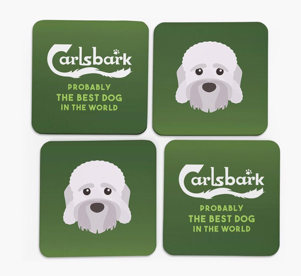 Carlsbark: Personalized {breedFullName} Coasters