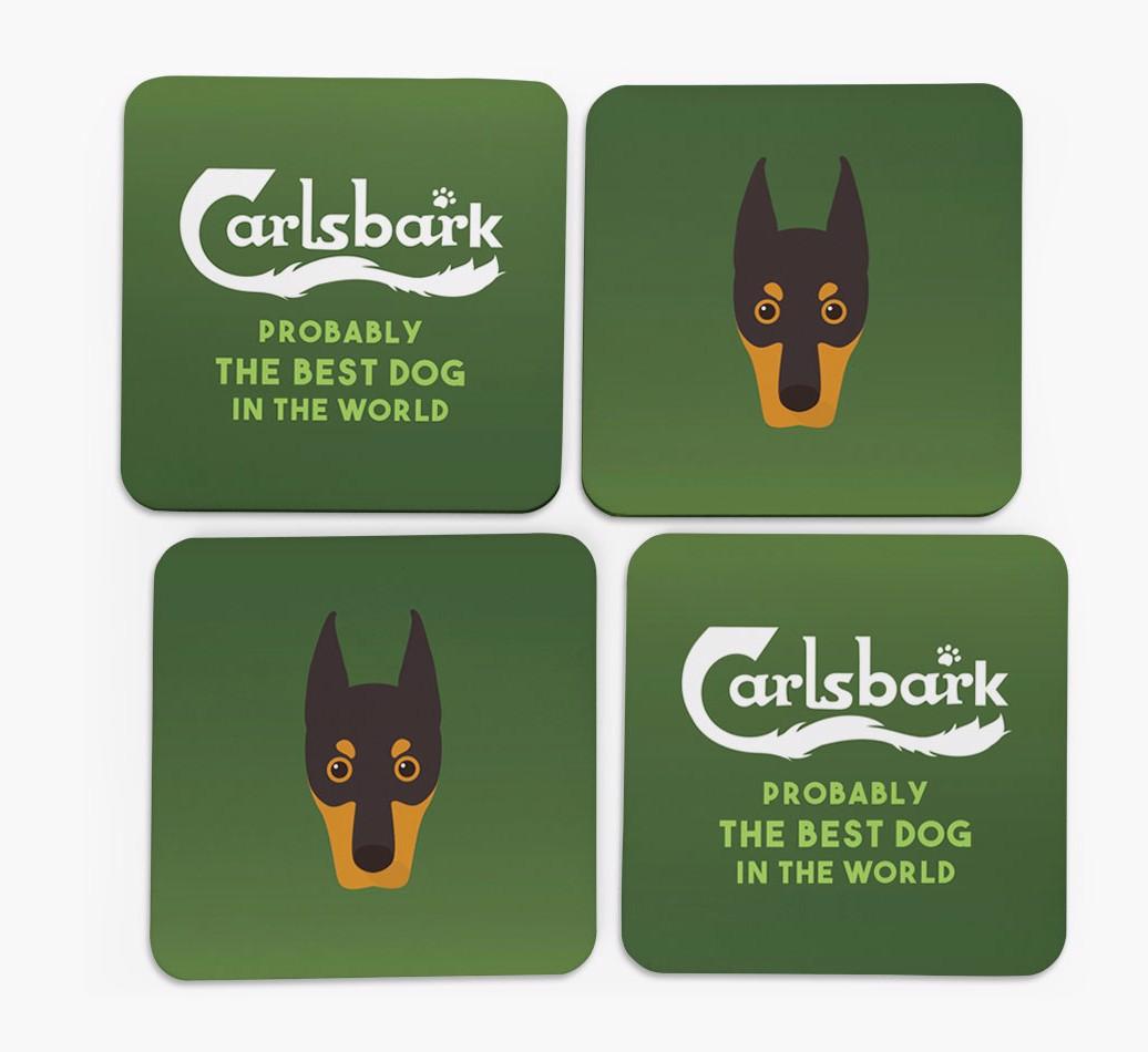 Carlsbark: Personalized {breedFullName} Coasters