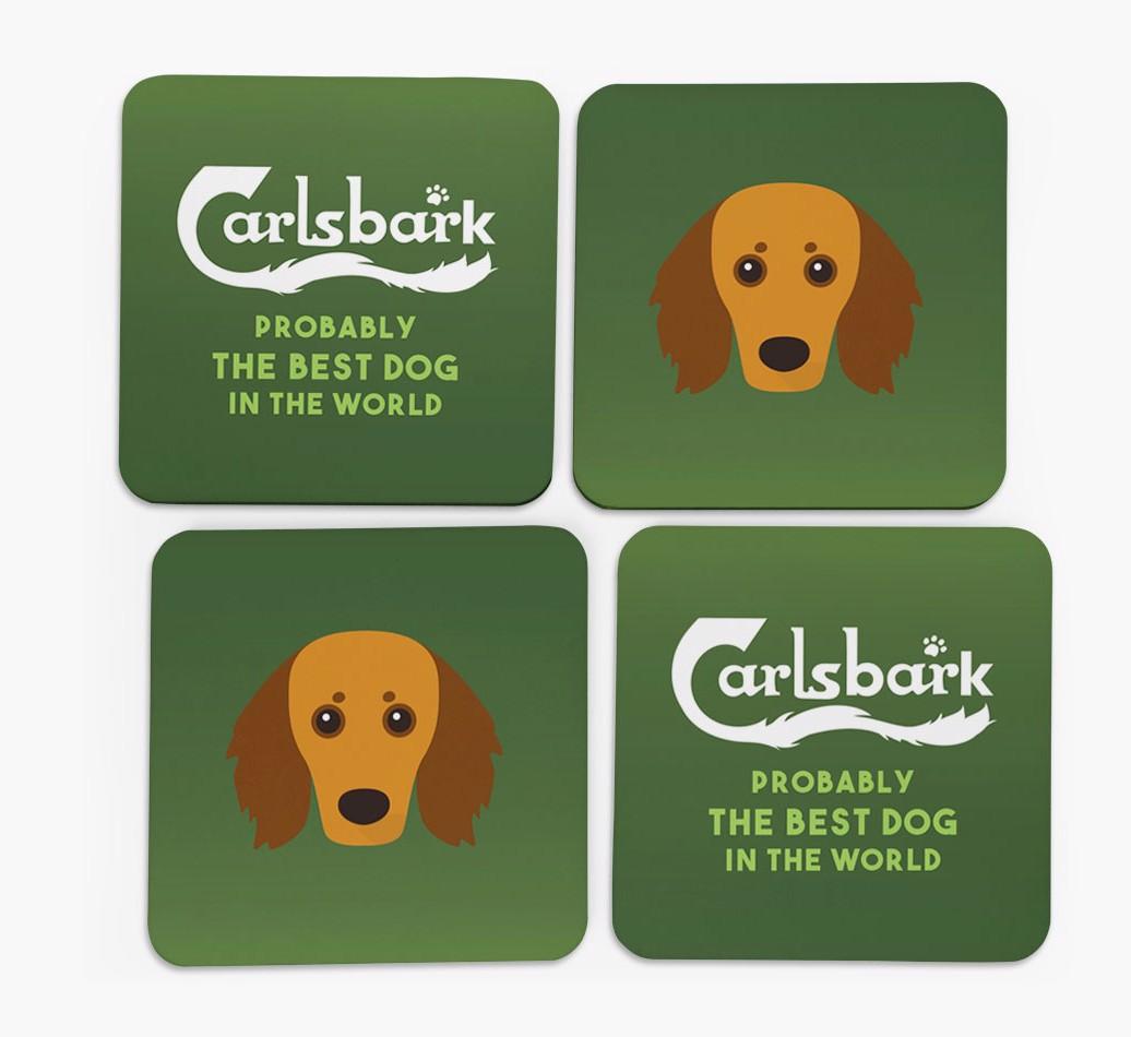 Carlsbark: Personalized {breedFullName} Coasters