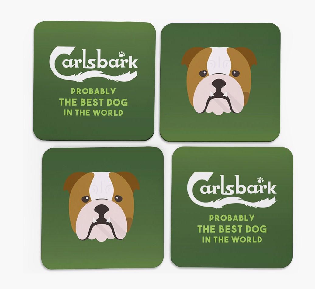 Carlsbark: Personalized {breedFullName} Coasters
