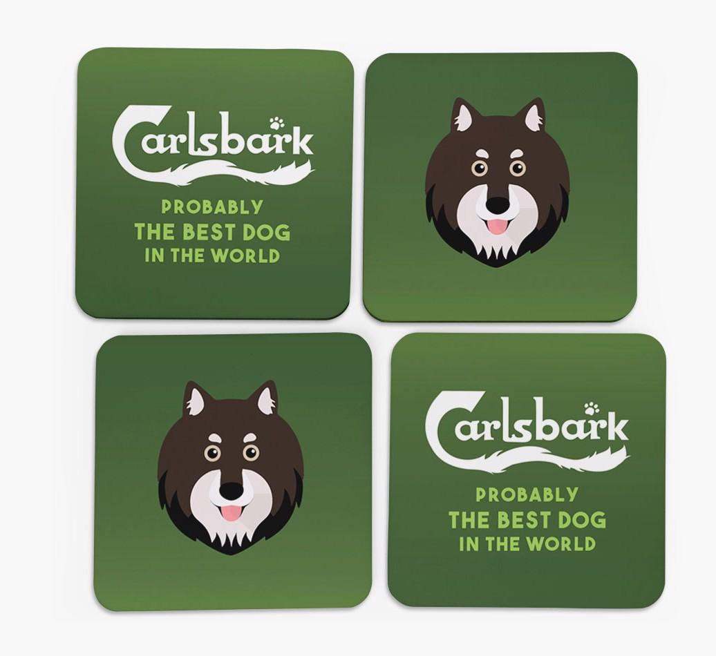 Carlsbark: Personalized {breedFullName} Coasters