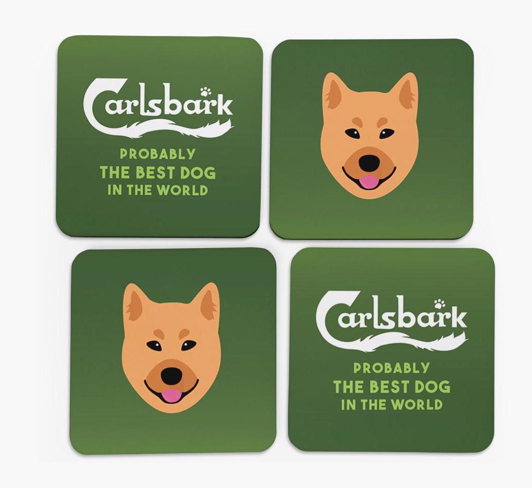 Carlsbark: Personalized {breedFullName} Coasters