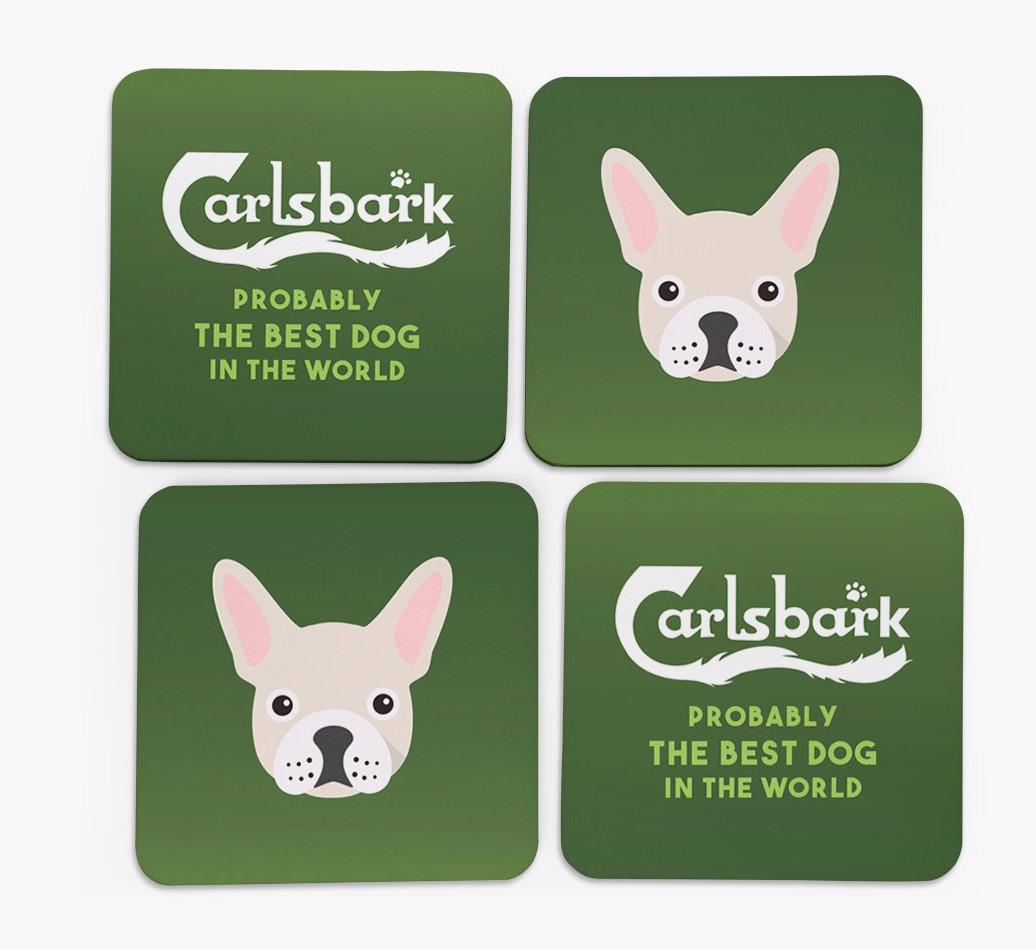 Carlsbark: Personalized {breedFullName} Coasters