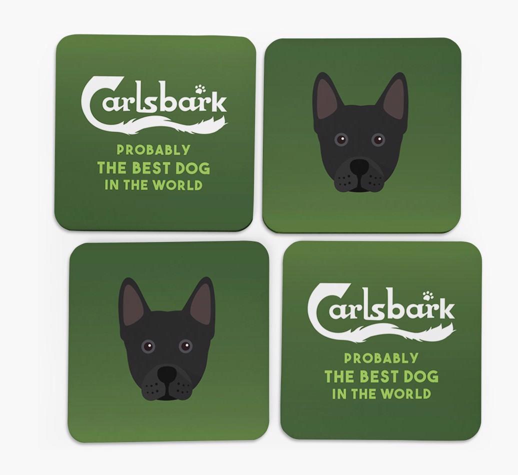Carlsbark: Personalized {breedFullName} Coasters