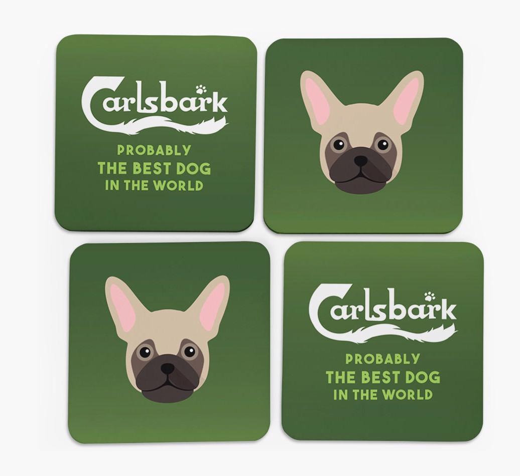 Carlsbark: Personalized {breedFullName} Coasters
