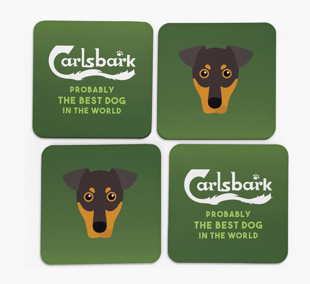 Carlsbark: Personalized {breedFullName} Coasters