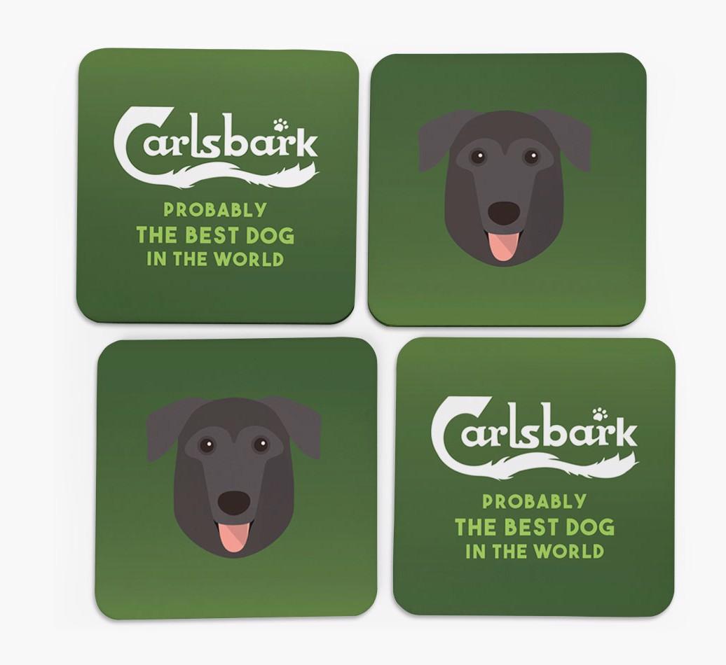 Carlsbark: Personalized {breedFullName} Coasters