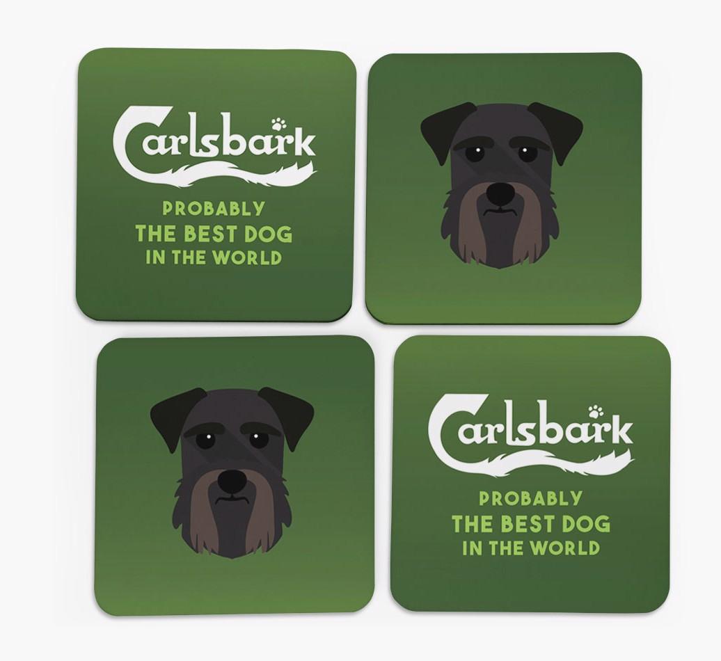 Carlsbark: Personalized {breedFullName} Coasters