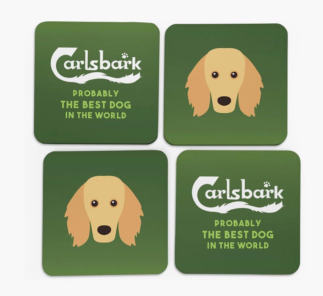 Carlsbark: Personalized {breedFullName} Coasters