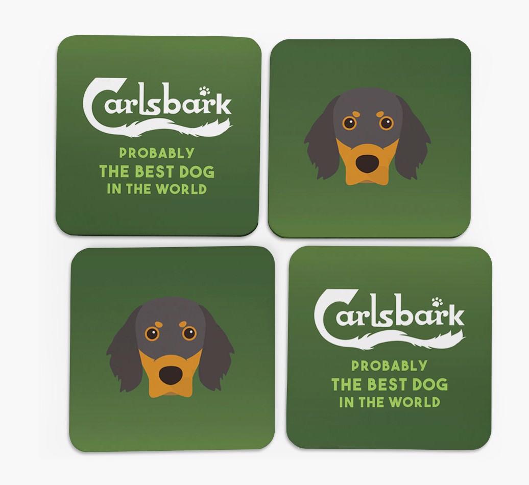 Carlsbark: Personalized {breedFullName} Coasters