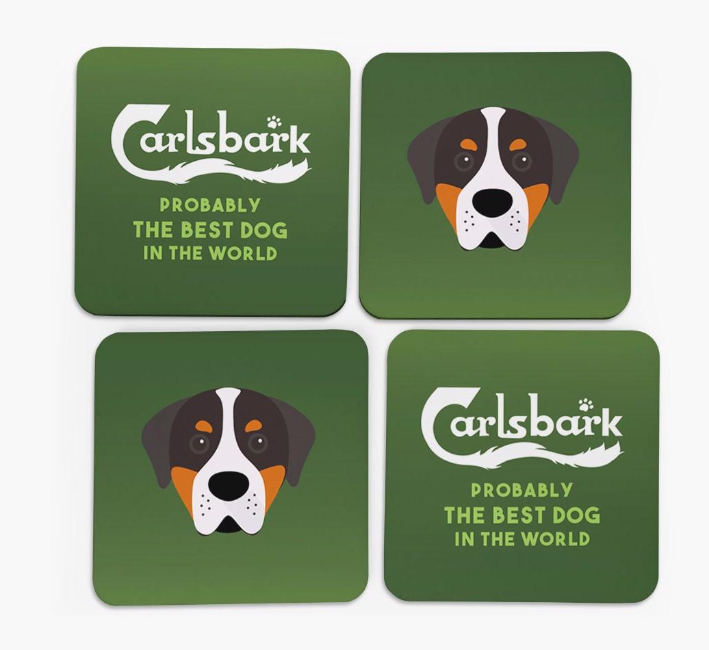 Carlsbark: Personalized {breedFullName} Coasters