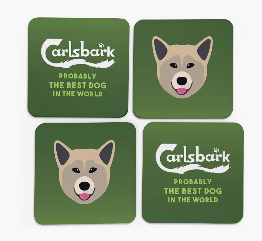 Carlsbark: Personalized {breedFullName} Coasters