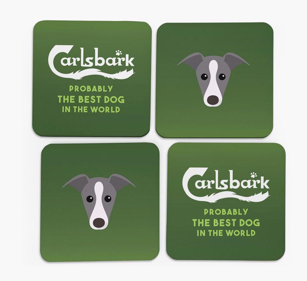 Carlsbark: Personalized {breedFullName} Coasters