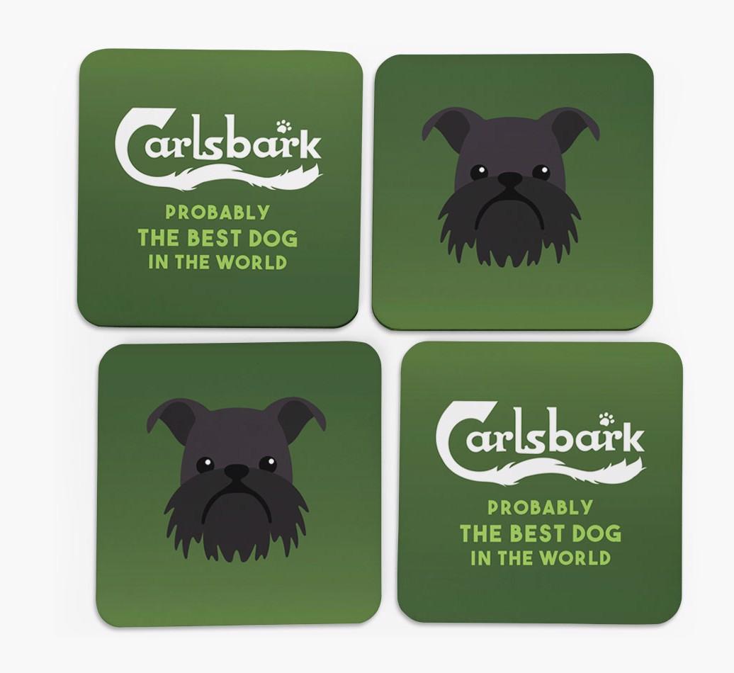 Carlsbark: Personalized {breedFullName} Coasters