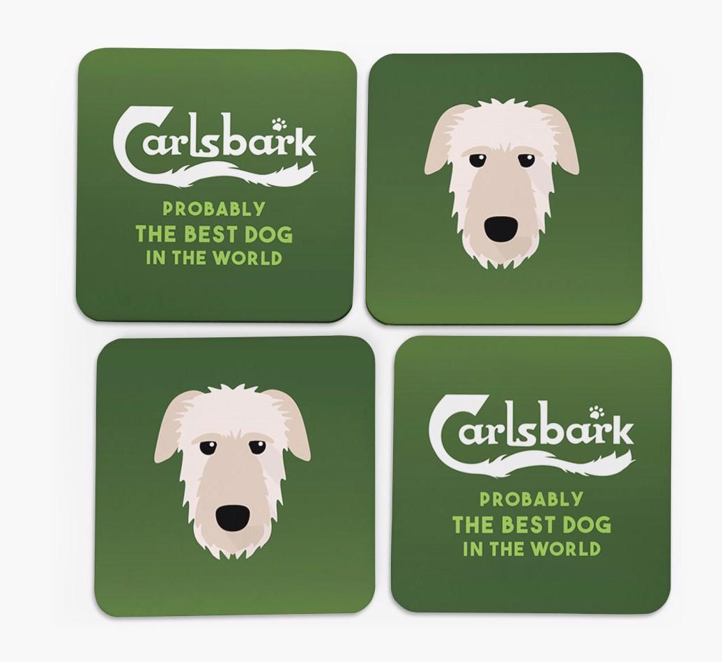 Carlsbark: Personalized {breedFullName} Coasters