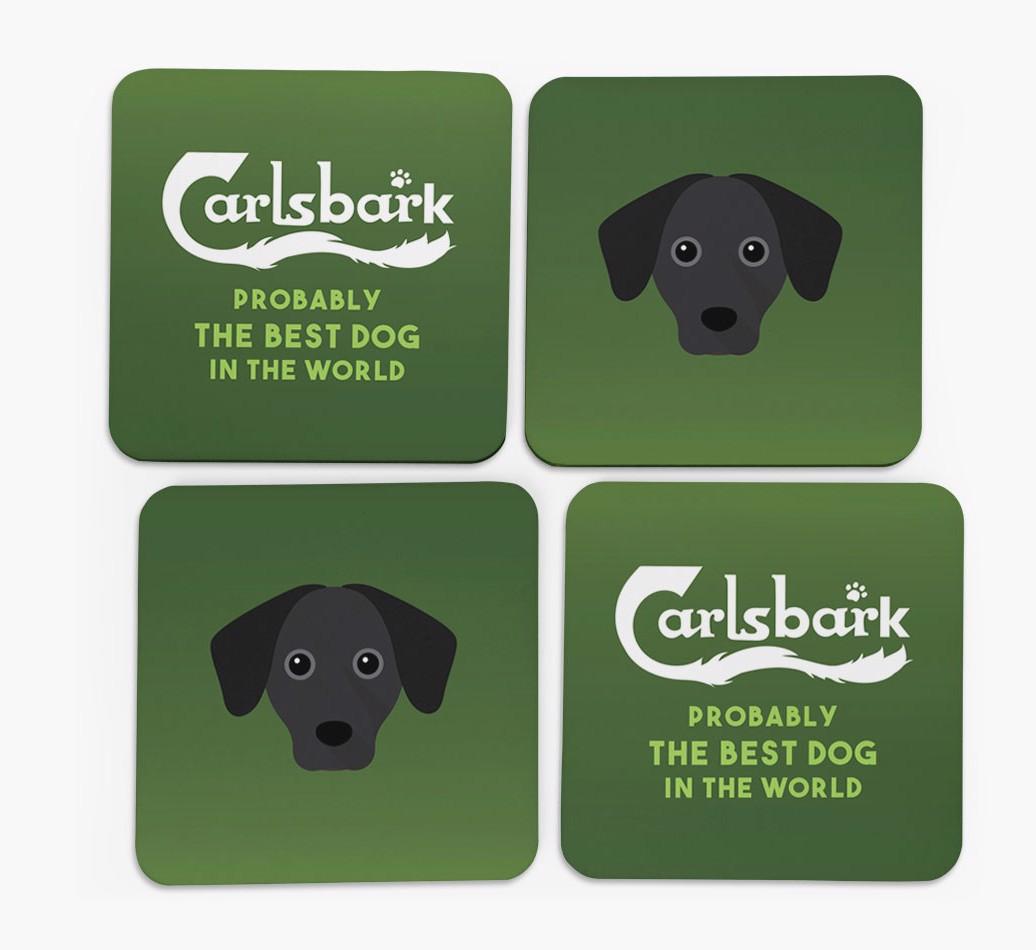 Carlsbark: Personalized {breedFullName} Coasters