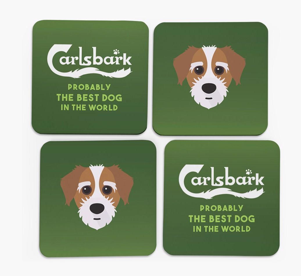 Carlsbark: Personalized {breedFullName} Coasters