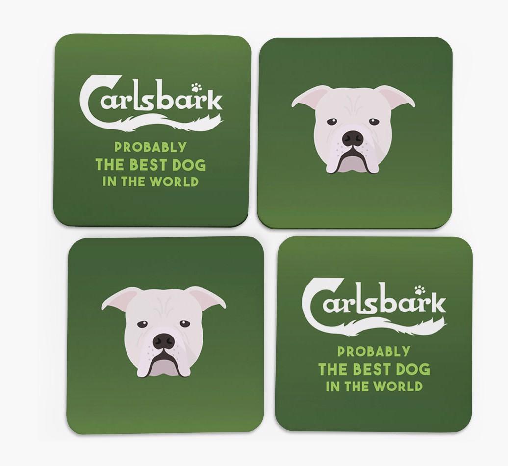 Carlsbark: Personalized {breedFullName} Coasters