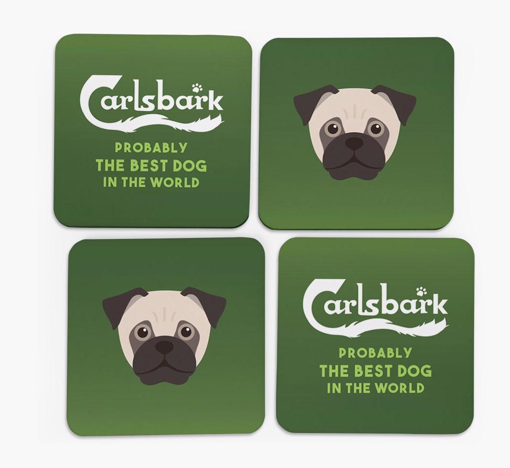 Carlsbark: Personalized {breedFullName} Coasters