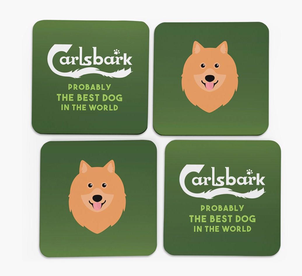 Carlsbark: Personalized {breedFullName} Coasters
