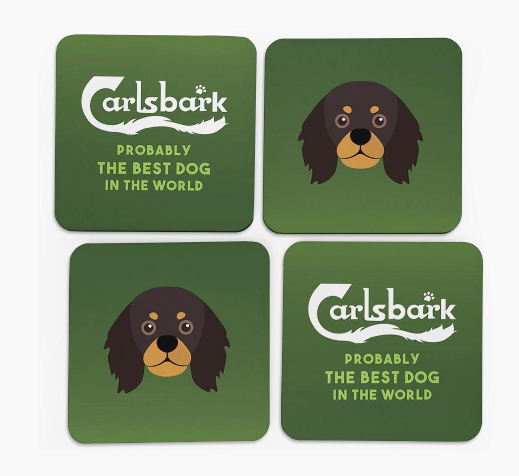 Carlsbark: Personalized {breedFullName} Coasters