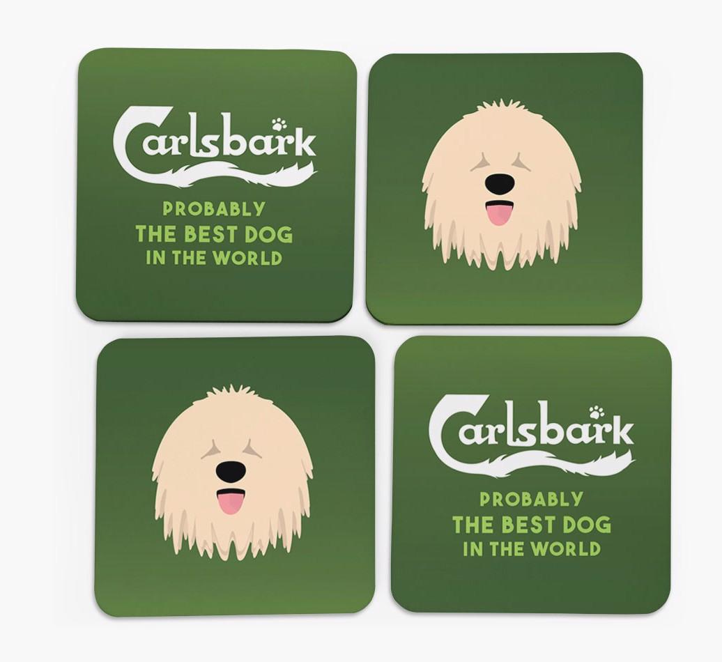 Carlsbark: Personalized {breedFullName} Coasters