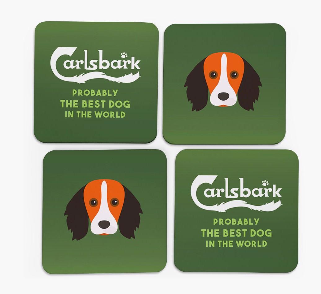 Carlsbark: Personalized {breedFullName} Coasters