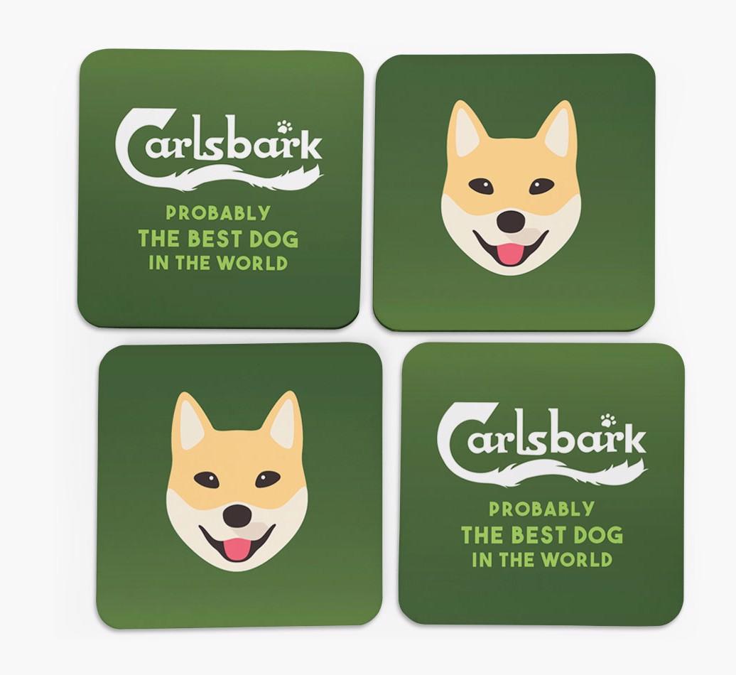 Carlsbark: Personalized {breedFullName} Coasters