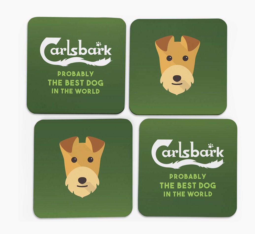 Carlsbark: Personalized {breedFullName} Coasters