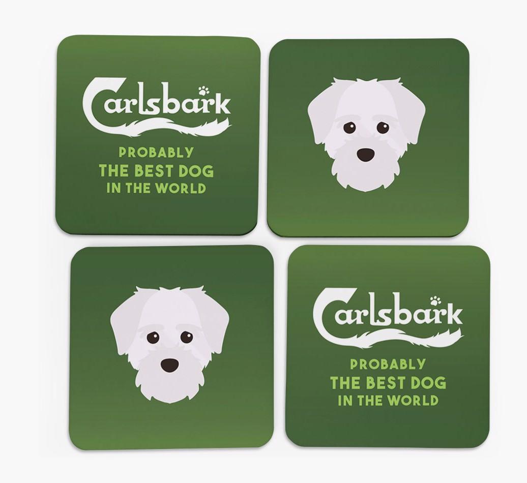 Carlsbark: Personalized {breedFullName} Coasters