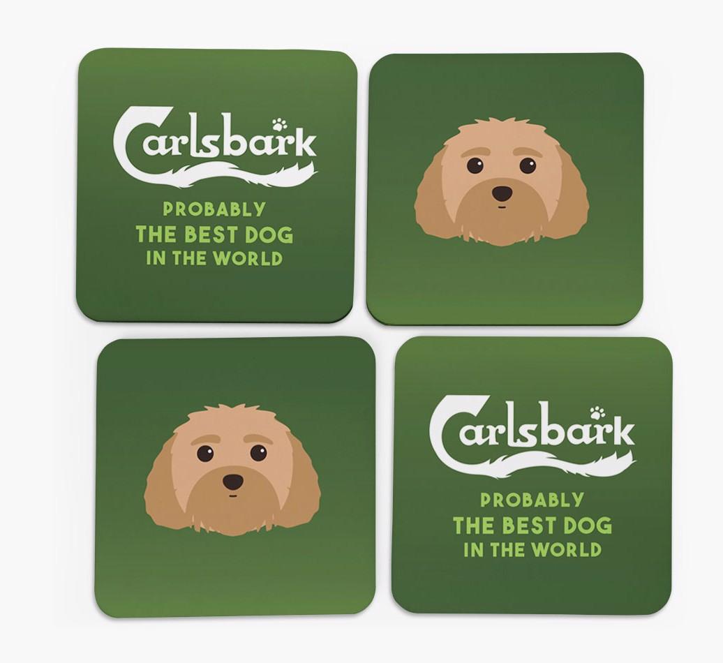 Carlsbark: Personalized {breedFullName} Coasters