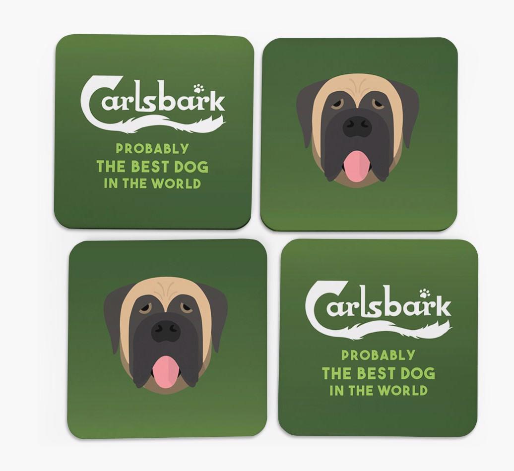 Carlsbark: Personalized {breedFullName} Coasters
