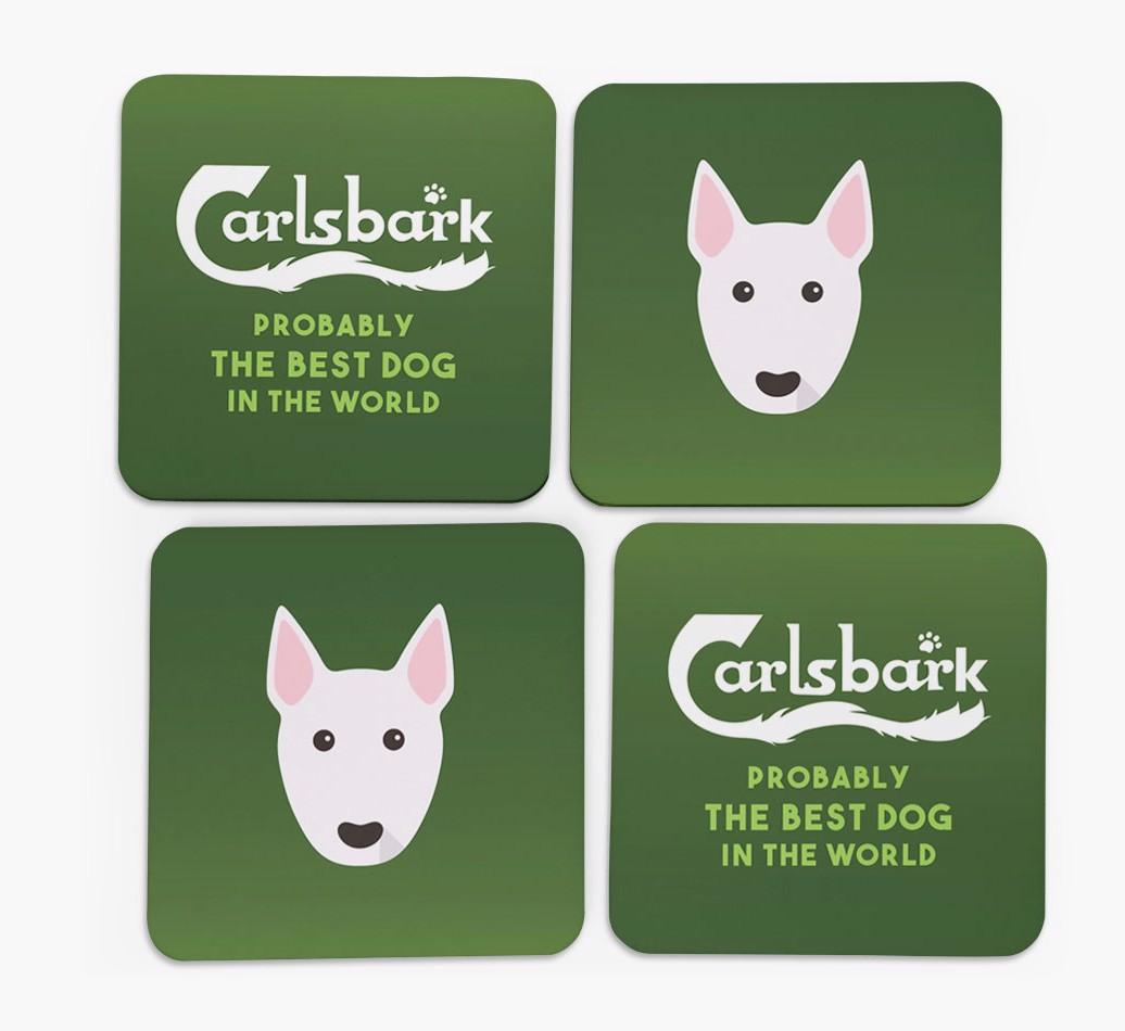 Carlsbark: Personalized {breedFullName} Coasters