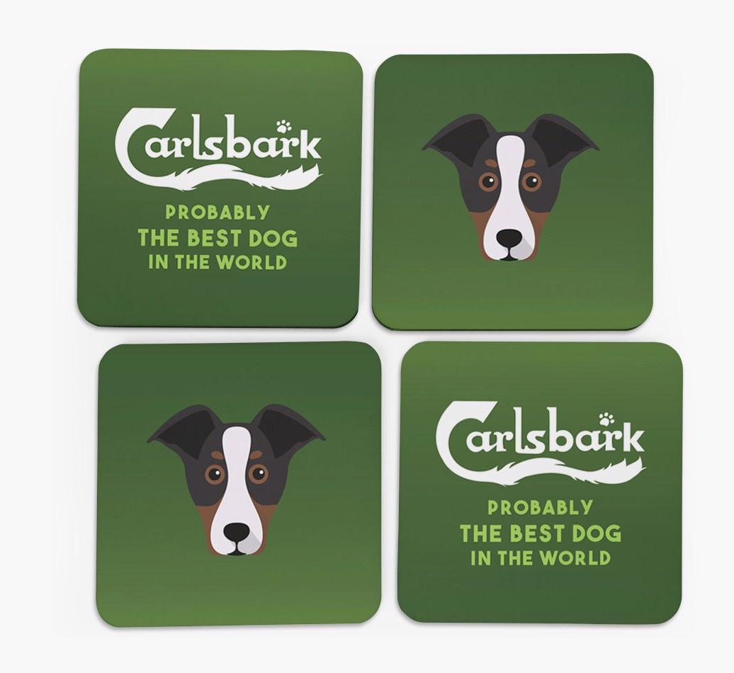 Carlsbark: Personalized {breedFullName} Coasters