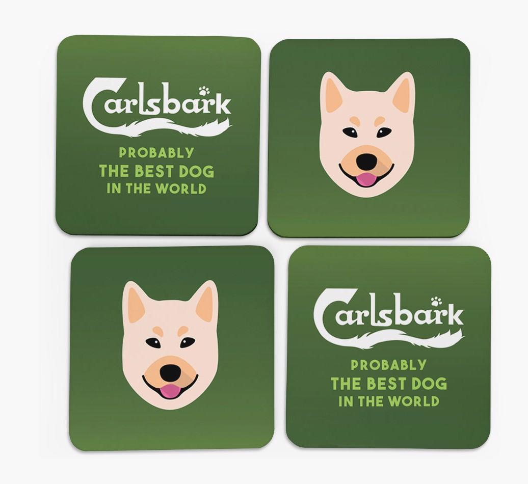 Carlsbark: Personalized {breedFullName} Coasters