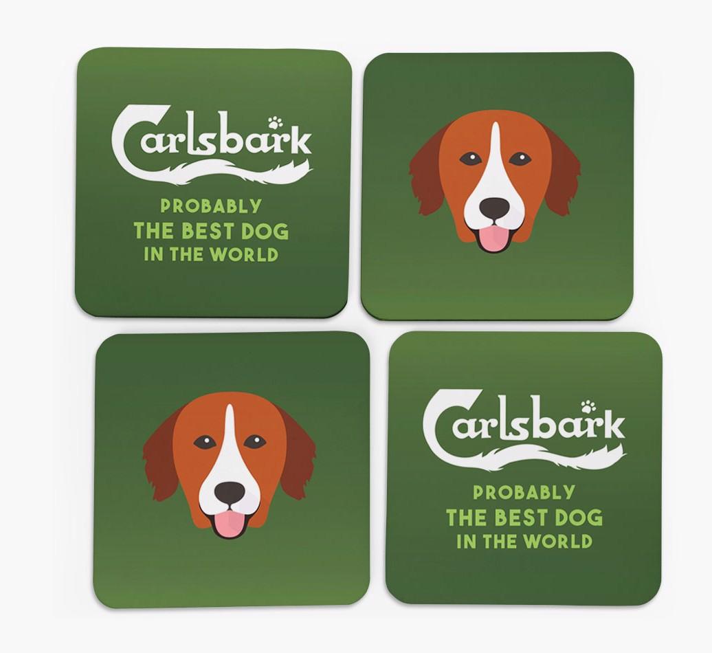 Carlsbark: Personalized {breedFullName} Coasters