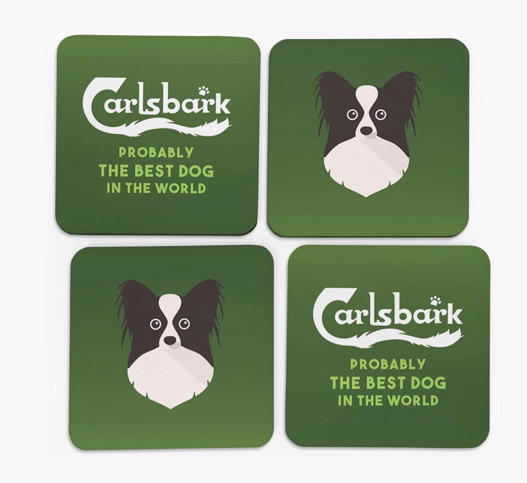 Carlsbark: Personalized {breedFullName} Coasters