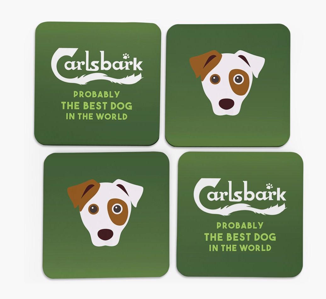 Carlsbark: Personalized {breedFullName} Coasters