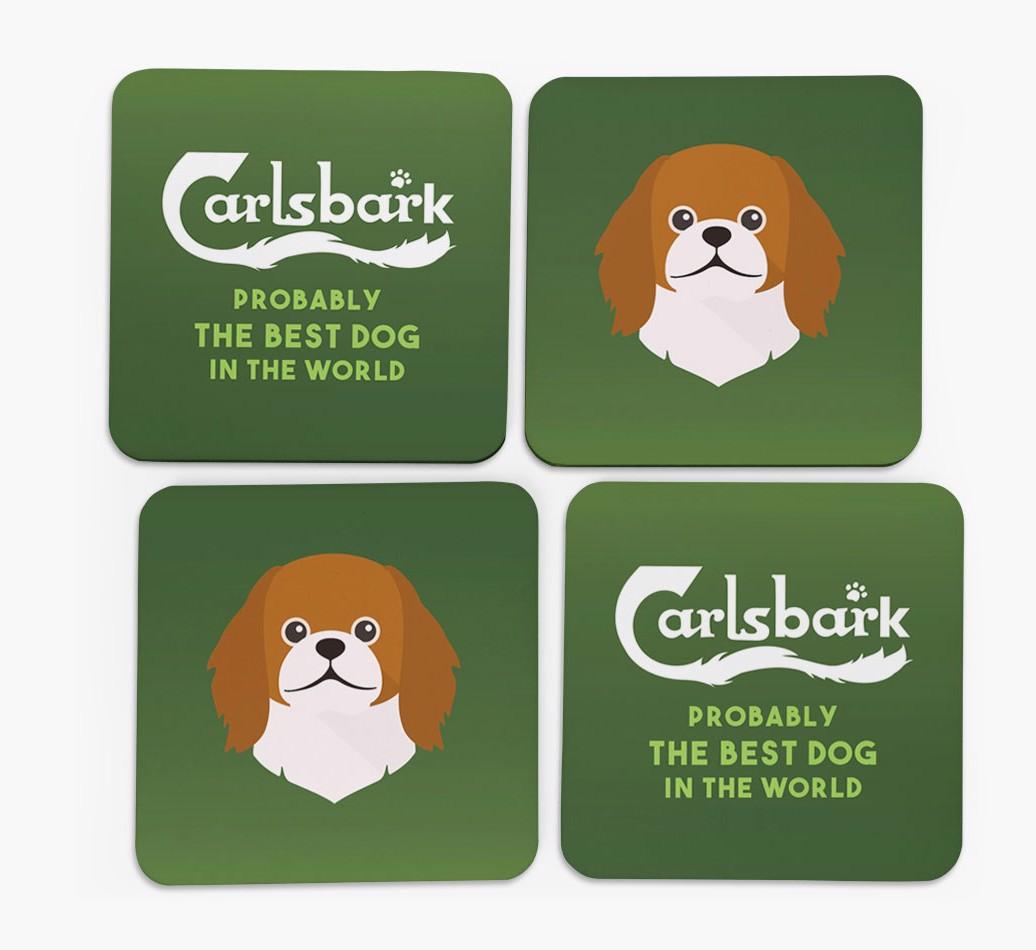 Carlsbark: Personalized {breedFullName} Coasters