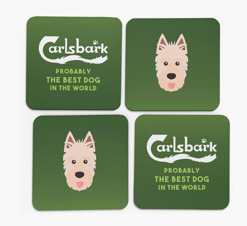 Carlsbark: Personalized {breedFullName} Coasters