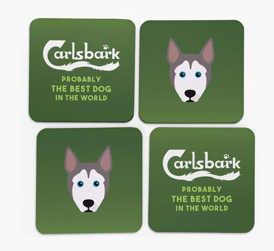 Carlsbark: Personalized {breedFullName} Coasters