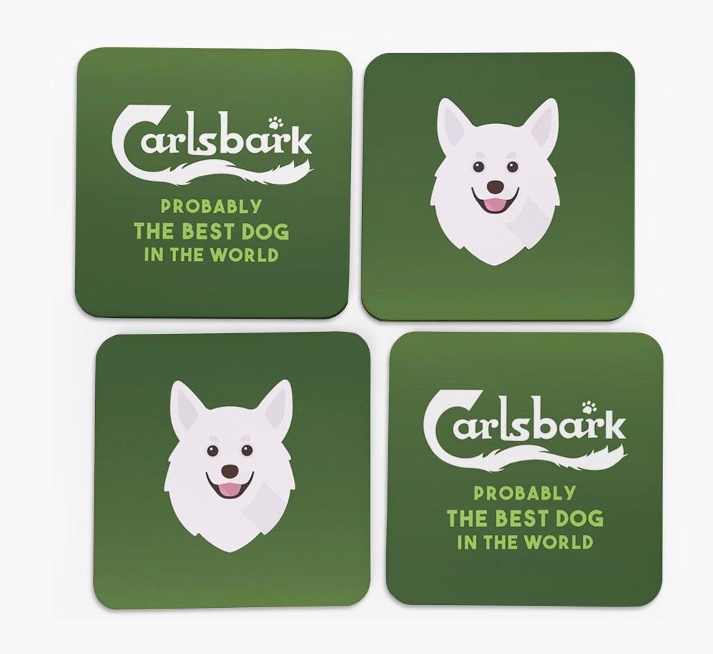 Carlsbark: Personalized {breedFullName} Coasters