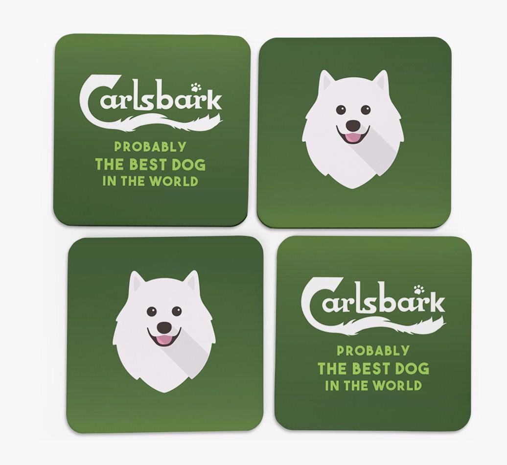 Carlsbark: Personalized {breedFullName} Coasters