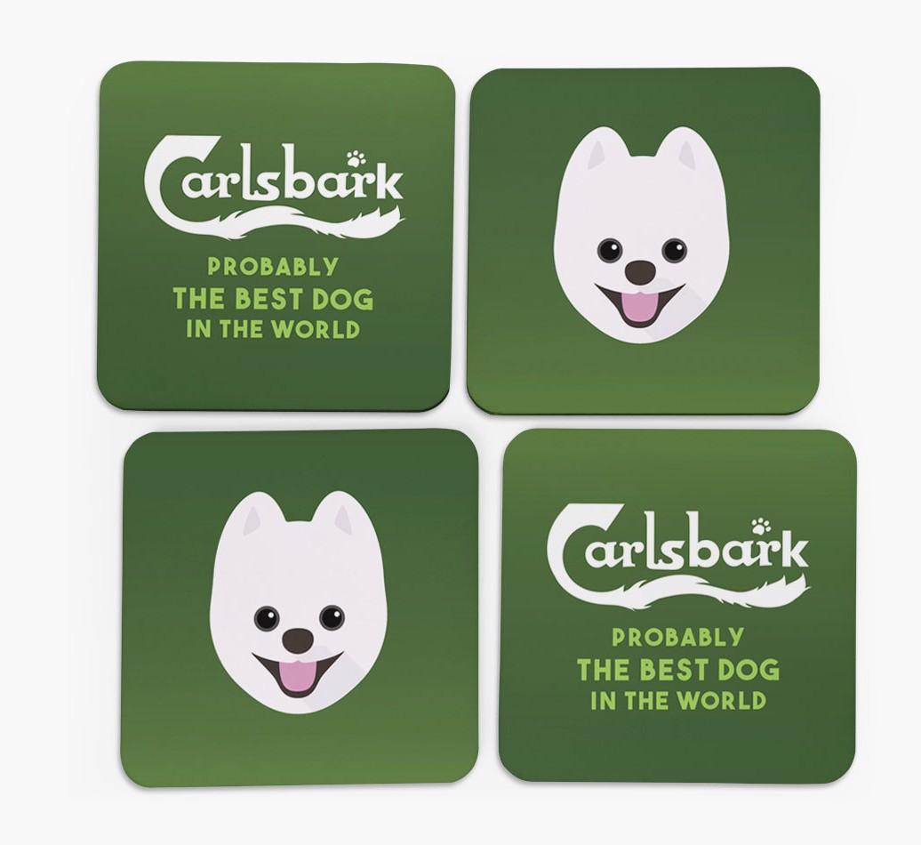 Carlsbark: Personalized {breedFullName} Coasters