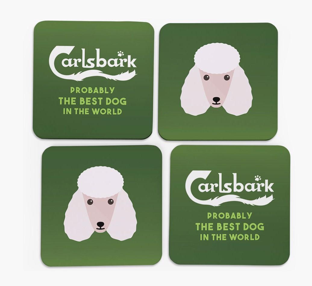 Carlsbark: Personalized {breedFullName} Coasters