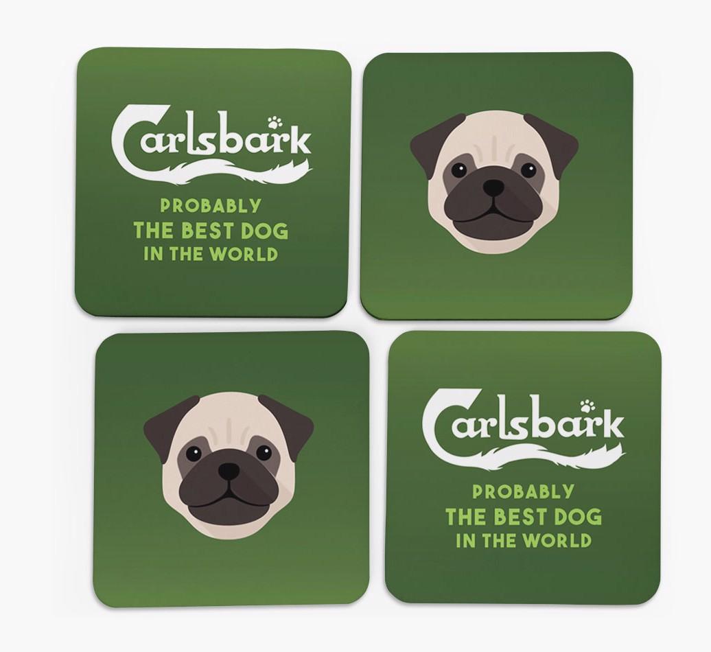 Carlsbark: Personalized {breedFullName} Coasters