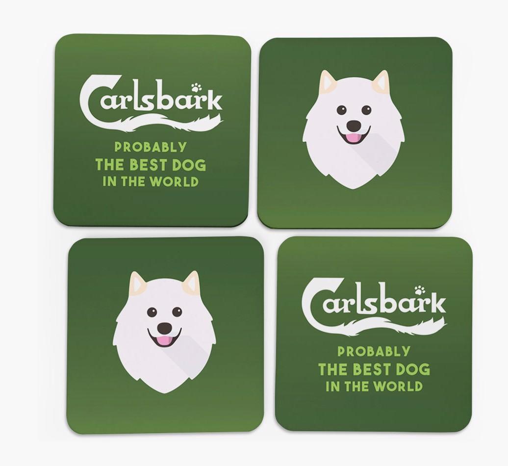 Carlsbark: Personalized {breedFullName} Coasters