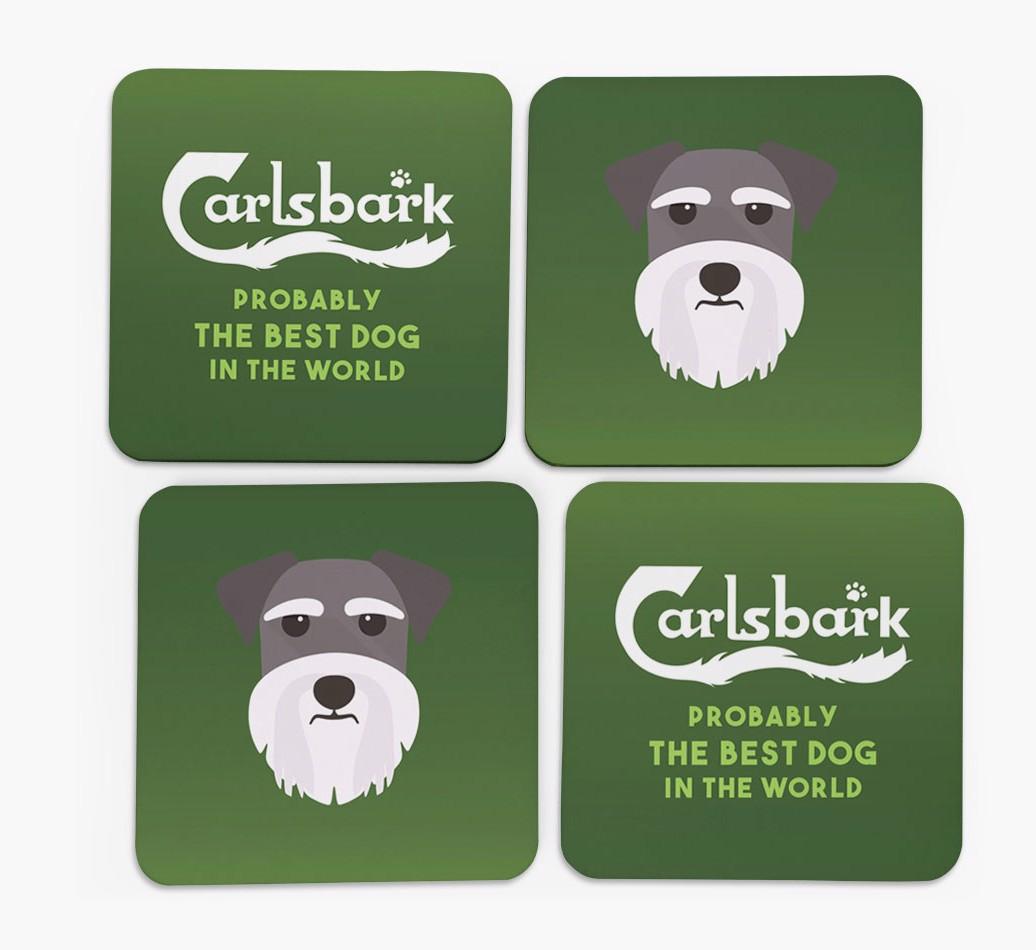 Carlsbark: Personalized {breedFullName} Coasters